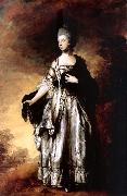 Thomas Gainsborough Isabella,Viscountess Molyneux oil painting artist